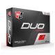 Wilson Staff Duo Optix Red Golf Balls - Dozen