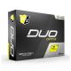 Wilson Staff Duo Optix Yellow Golf Balls - Dozen