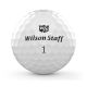 Wilson Staff Duo Professional Golf Balls - White (3 Ball Pack)