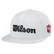 Wilson Staff Tour Flat Brim Cap - White