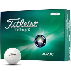 Titleist AVX '24 Golf Balls - White - Dozen