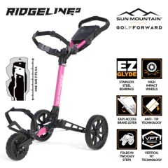 Sun Mountain Ridgeline3 Golf Trolley - Pink