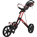 Sun Mountain 2022 SpeedCart V1R Push Cart - Black/Fire Red