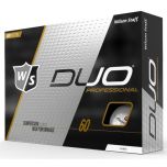 Wilson Staff Duo Professional Golf Balls - White (Dozen)