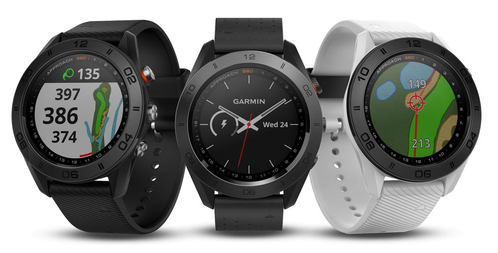 Garmin Approach S60 Premium GPS Watch Black Ceramic Bezel