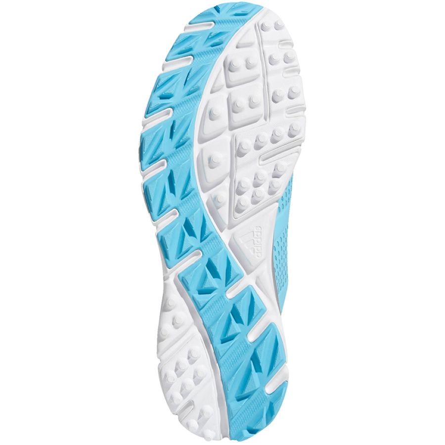 adidas Womens ClimaCool Cage Golf Shoes Bright Cyan Bright Blue Silver Met
