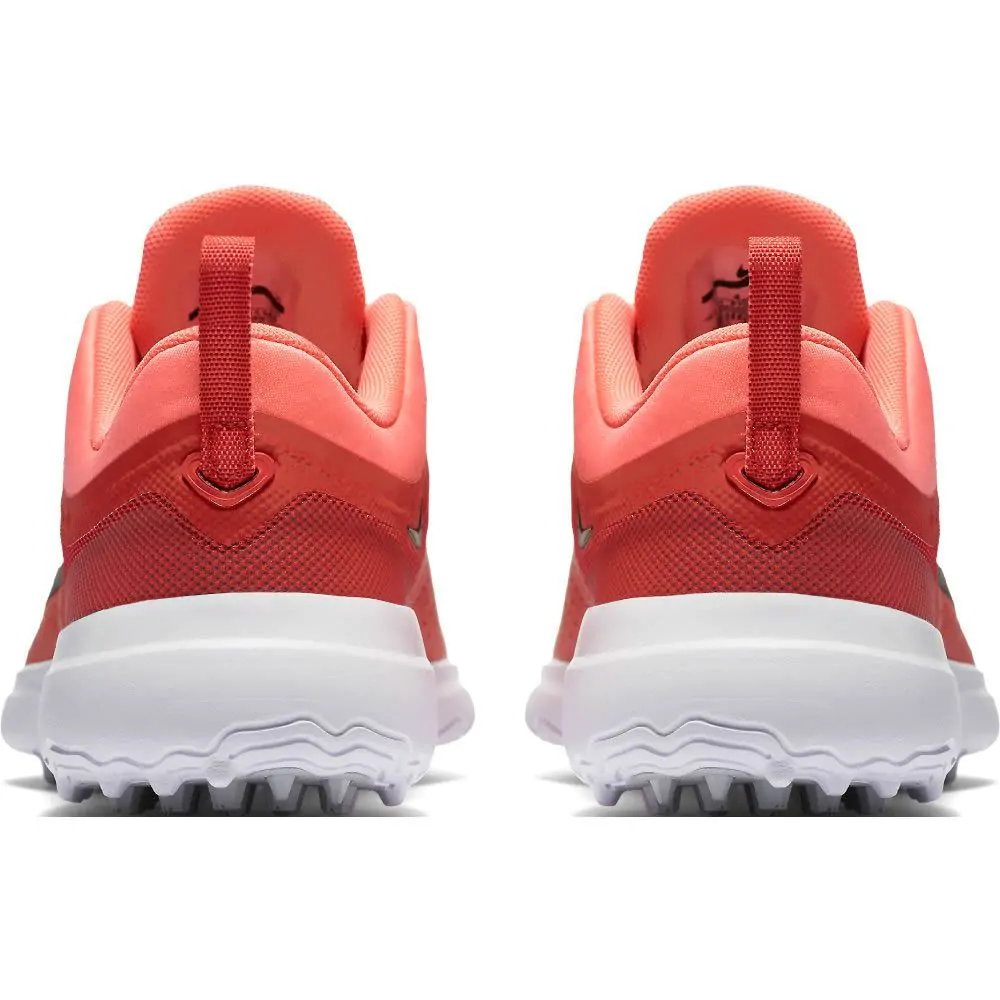 Nike Ladies Akamai Golf Shoes MAX ORANGE BLACK LAVA GLOW