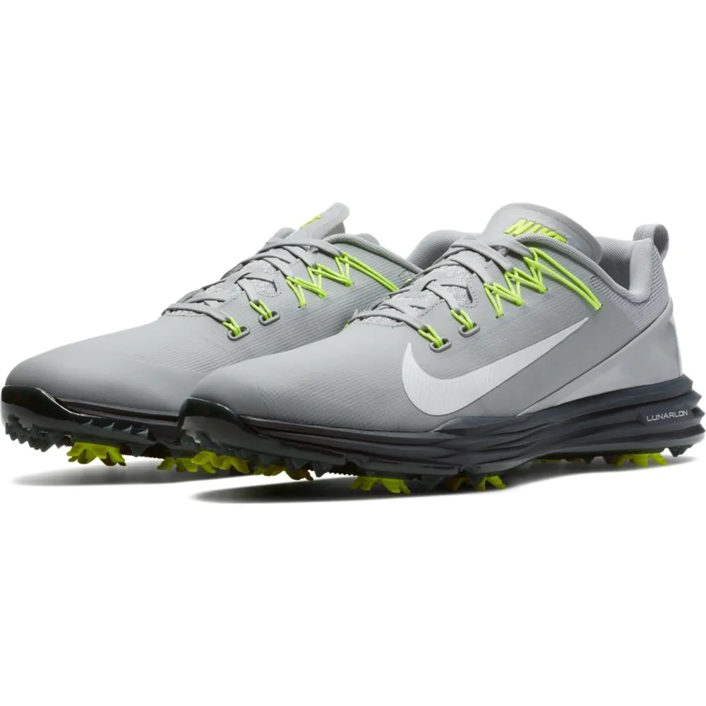 Nike Lunar Command 2 Golf Shoes WOLF GREY WHITE THUNDER BLUE VOLT
