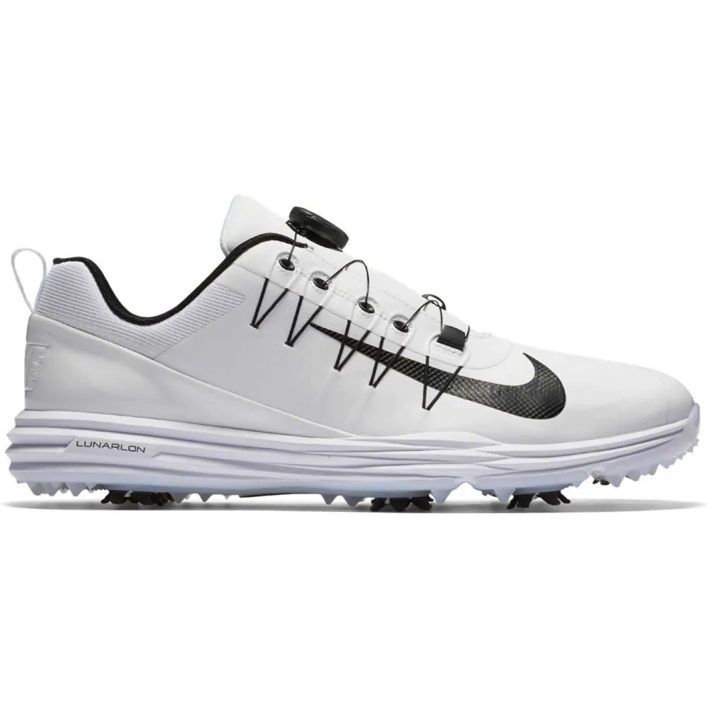Nike Lunar Command 2 BOA Golf Shoes White Black White