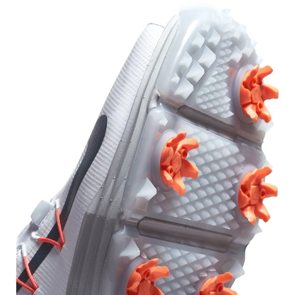 Nike Lunar Command 2 BOA Golf Shoes White Thunder Blue Wolf Grey Rush Coral
