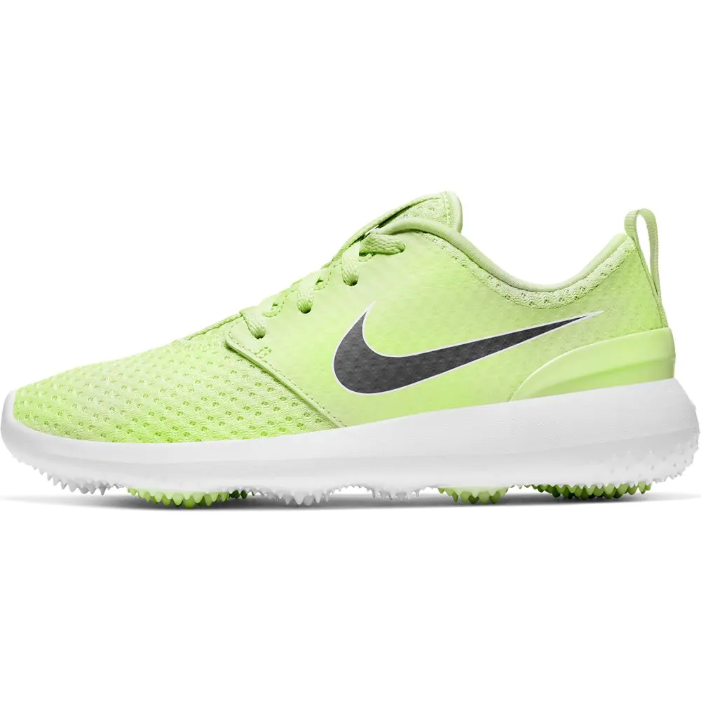 Nike Roshe G Jr Kids Golf Shoe Barely Volt Black White Nike Golf Shoes Aslan Golf