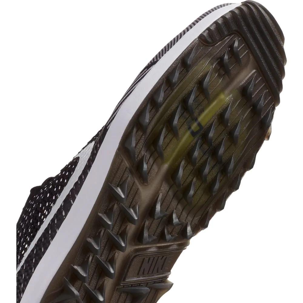 Nike Flyknit Racer G Golf Shoes Black White Nike Golf Shoes