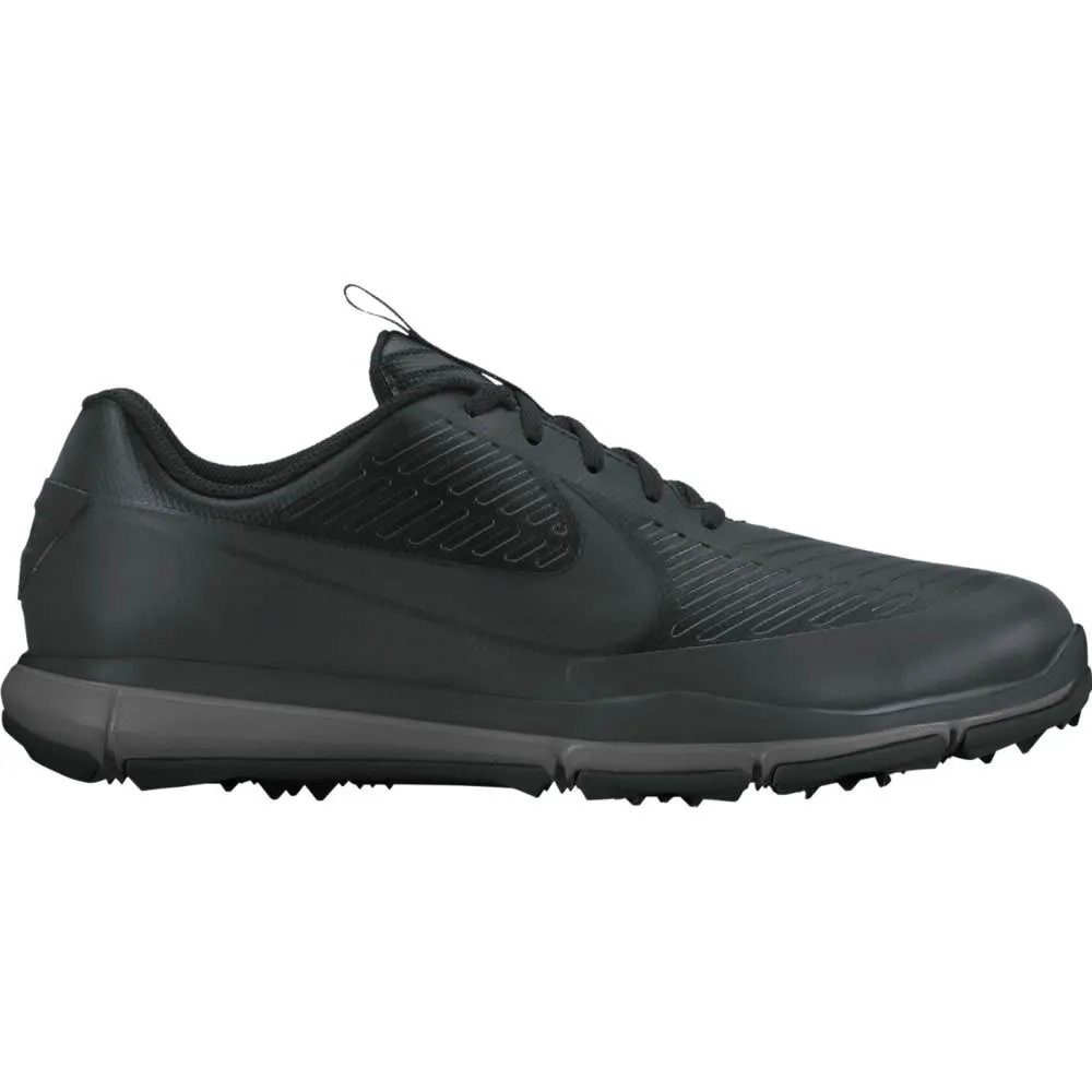 Nike Explorer 2 S Golf Shoes Black Black Metallic Dark Grey Nike Golf Shoes Aslan Golf