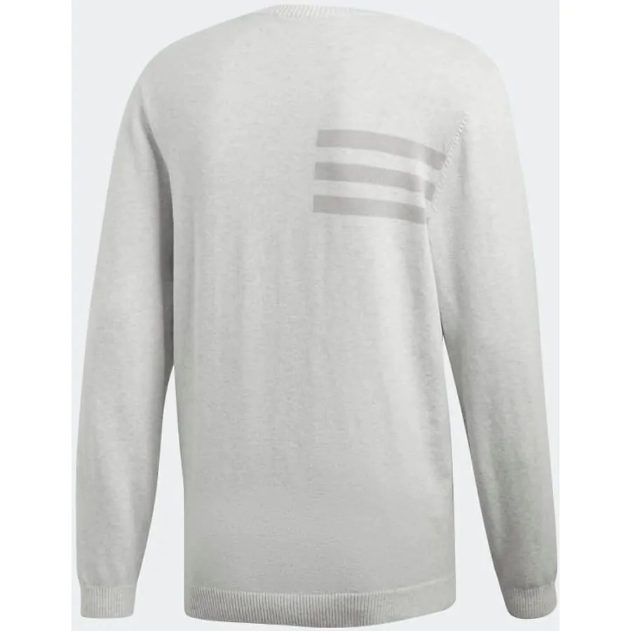 adidas Blend Crew Neck Sweater Grey adidas Jumper Aslan Golf