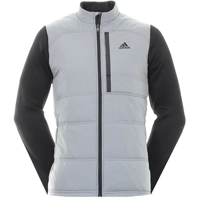 adidas ClimaHeat PrimaLoft Full Zip Jacket Grey adidas Golf Jackets adidas Mens Apparel Aslan Golf