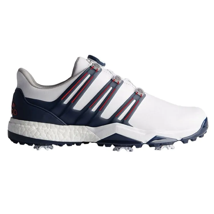 adidas Powerband Boa Boost Wide White Night Indigo Bold Red Aslan Golf