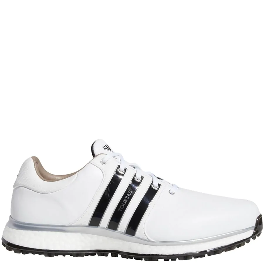 adidas Tour360 XT SL Wide Golf Shoes White Core Black Silver Met