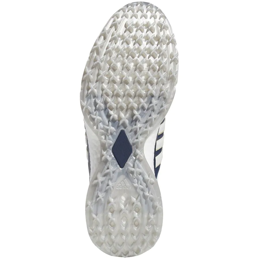 adidas Tour360 XT SL Wide Golf Shoes White Collegiate Navy Gold Met