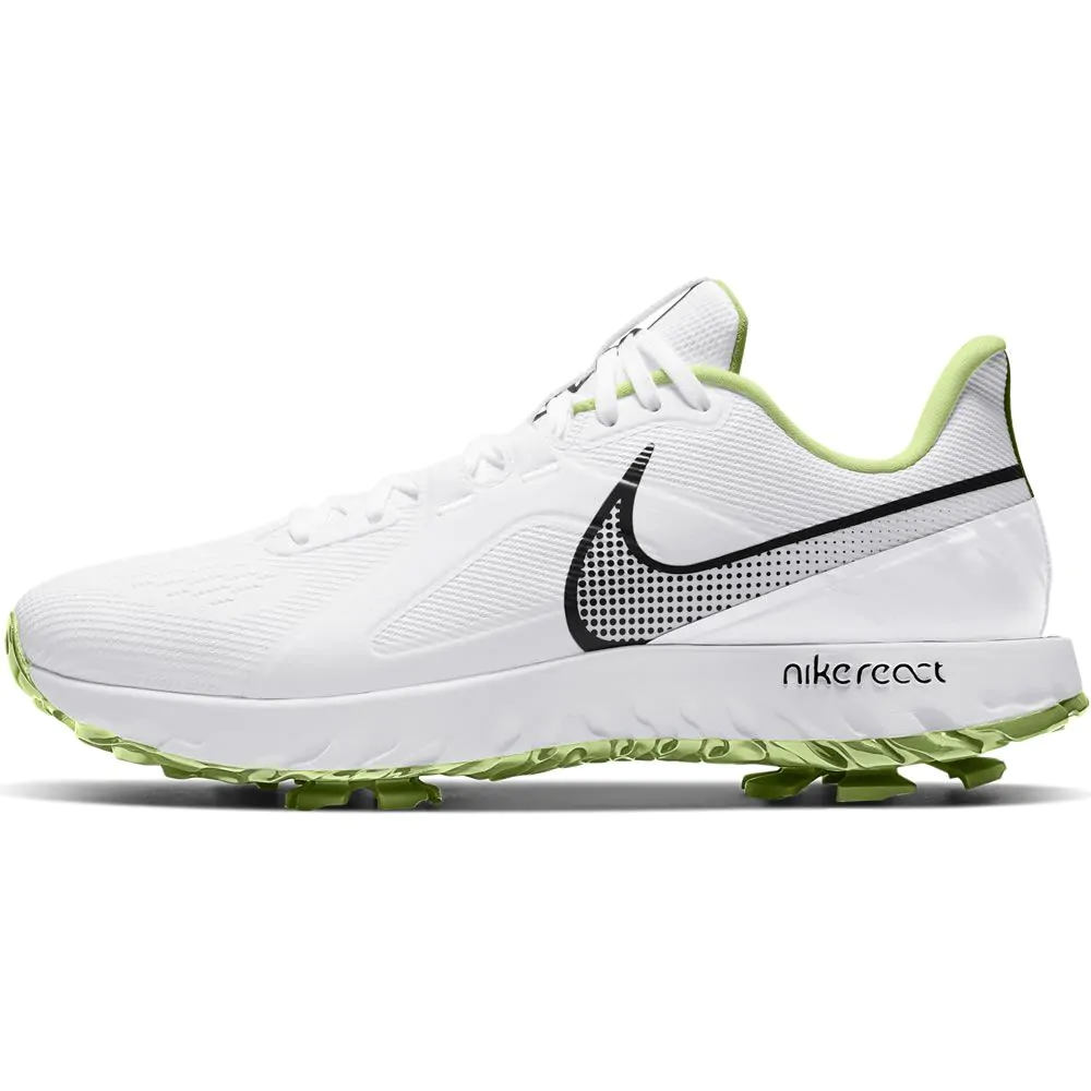 Nike React Infinity Pro Golf Shoes White Black Barely Volt