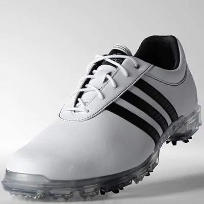 adidas adipure Flex Wide Golf Shoes White Core Black Silver Metallic