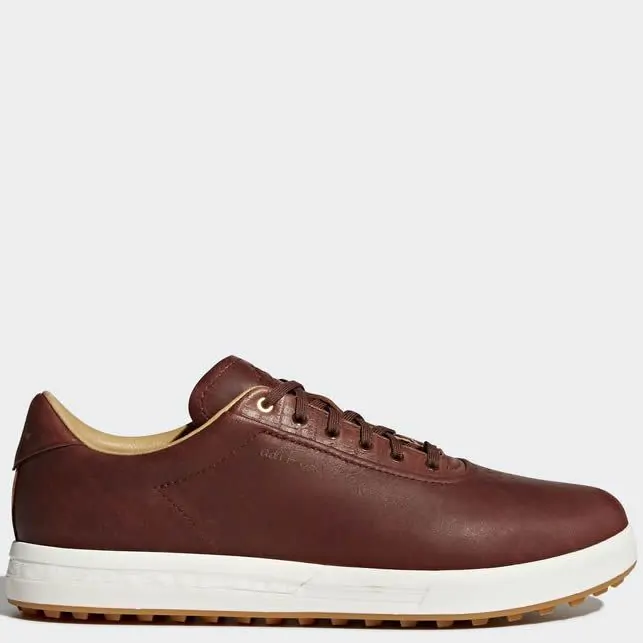 adidas adipure SP Golf Shoes Tan Brown Tan Brown Chalk White