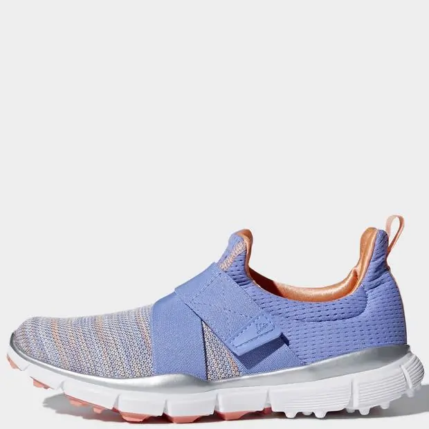adidas Womens ClimaCool Knit Golf Shoes Chalk Purple Chalk Blue Chalk Coral adidas Womens Golf Shoes Aslan Golf