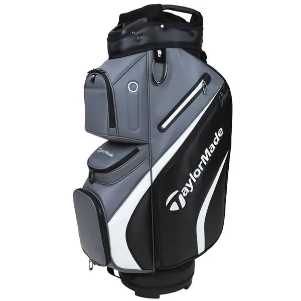 Taylormade Deluxe Golf Cart Bag Black Grey Aslan Golf
