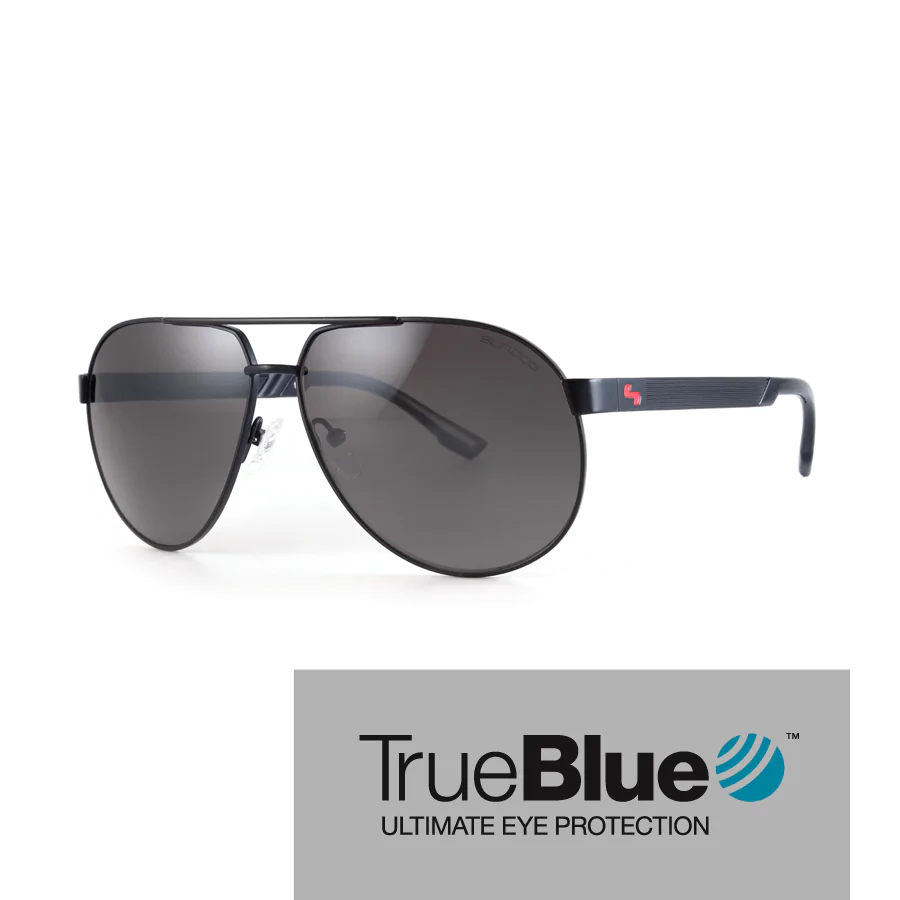 Sundog Uptown Eyeware TrueBlue Matte Black Smoke
