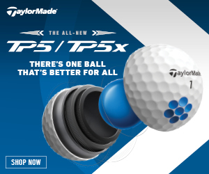 Taylromade TP5 Golf Ball Small Banner 300 @Aslan Golf