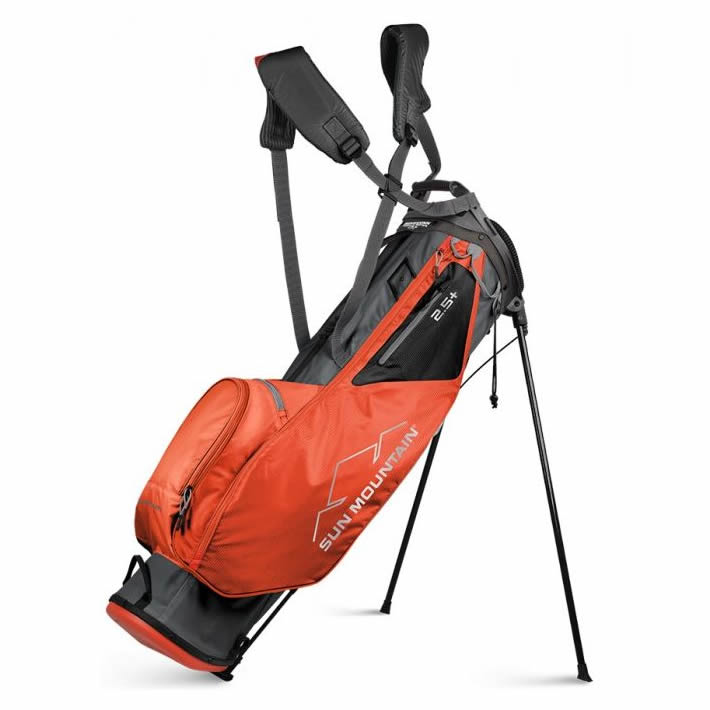 Sun Mountain 2021 Two-5 Plus Stand Bag - Gunmetal/Inferno