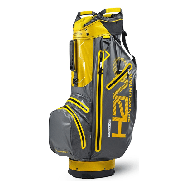 Sun Mountain H2NO Superlite Cart Bag 2018 - Gunmetal/Yellow