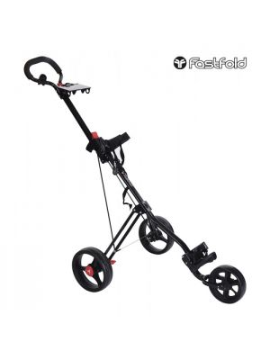 Fastfold Force 3 Wheeled Golf Trolley - Black