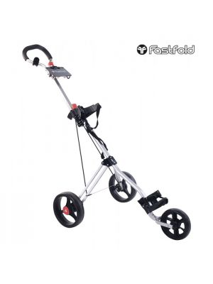 Fastfold Force 3 Wheeled Golf Trolley - White