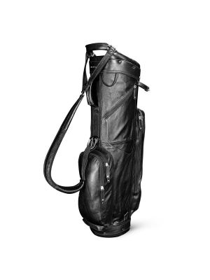 Sun Mountain Leather Cart Bag - Black