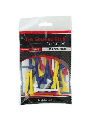 Golfers Club Long Plastic Tees