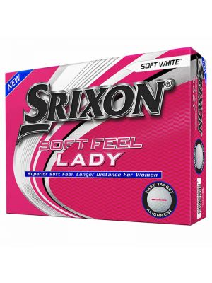 Srixon Soft Feel Ladies Golf Balls - White/Dozen