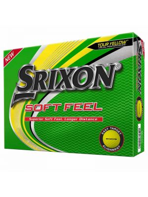 Srixon Soft Feel Golf Balls - Yellow/Dozen