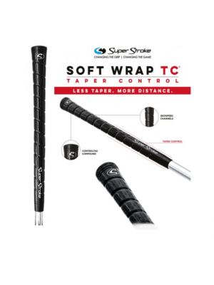 Super Stroke Soft Wrap TC Golf Grip - Black Midsize