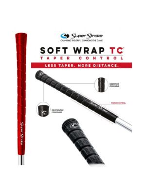 Superstroke Soft Wrap TC Golf Grip - Red Standard