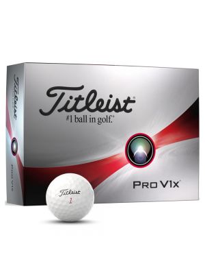 Titleist Pro V1x Golf Balls - White - Dozen