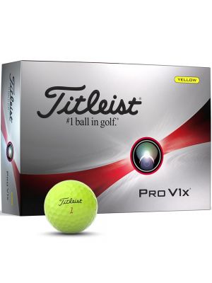 Titleist Pro V1x Golf Balls - Yellow - Dozen