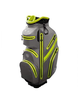 Wilson Staff Exo Dry Cart Bag - Charcoal/Citron/Silver