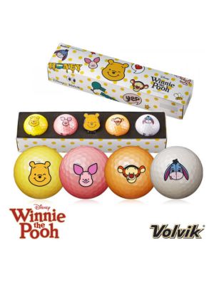 Volvik Vivid Solice Disney Winnie The Pooh Golf Balls Pack
