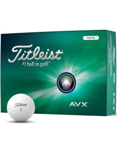Titleist AVX '24 Golf Balls - White - Dozen