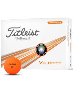 Titleist Velocity Golf Balls '24 - Orange - Dozen