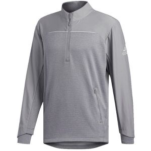 adidas Go-To Adapt 1/4 Zip Sweatshirt - Grey @Aslan Golf and Sports