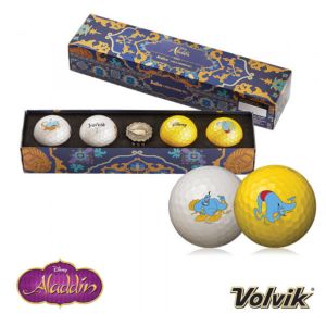 Volvik Vivid Solice Disney Aladdin Golf Balls Pack