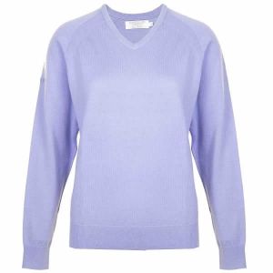 ProQuip AMY Ladies Merino V Neck Sweater - Lilac