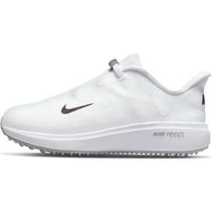 Nike Ladies React Ace Tour Golf Shoes - White/Black-Light Smoke Grey