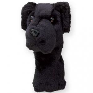 Daphne's Black Labrador Golf Headcover